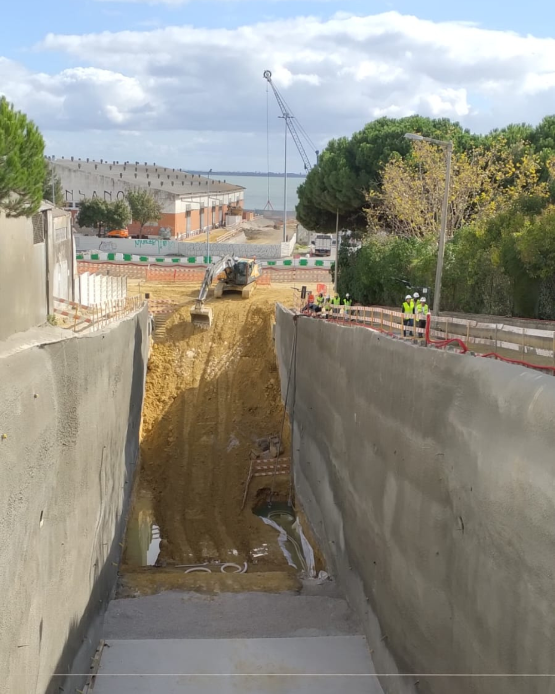 Estudantes e Professores da ULusófona Visitam Obras de Drenagem em Lisboa